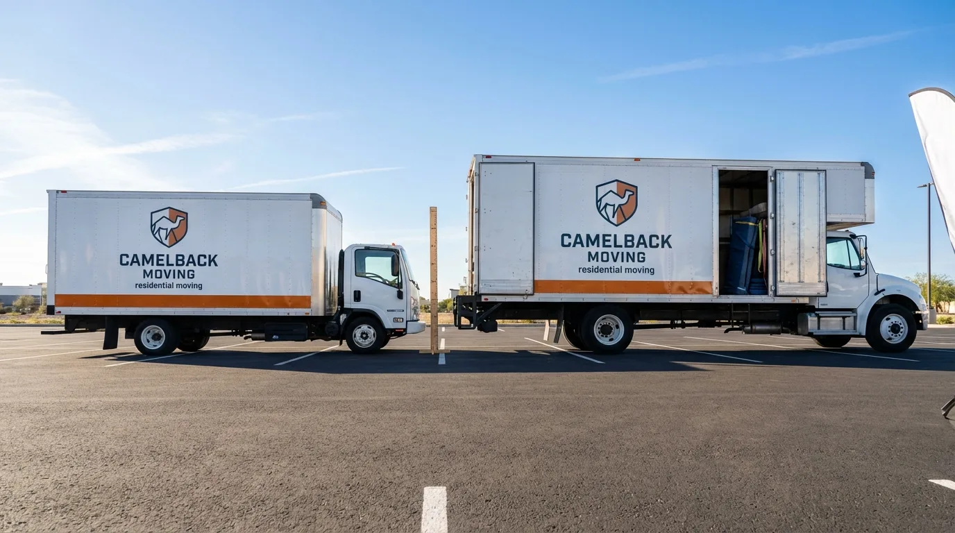 Moving truck size capacity guide in Gregory